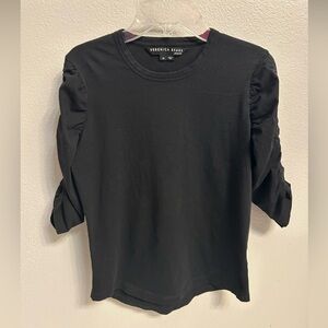 Veronica Beard Waldorf Black Tee